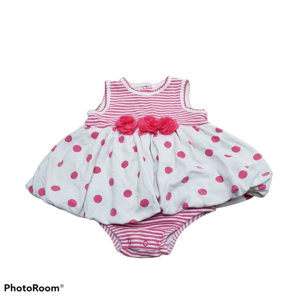 Little Me Sleeveless Bubble Dress